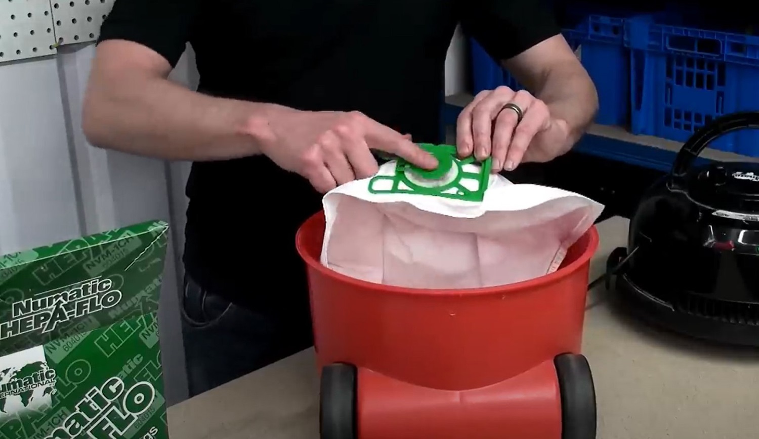 Henry Hoover Replace the Bag