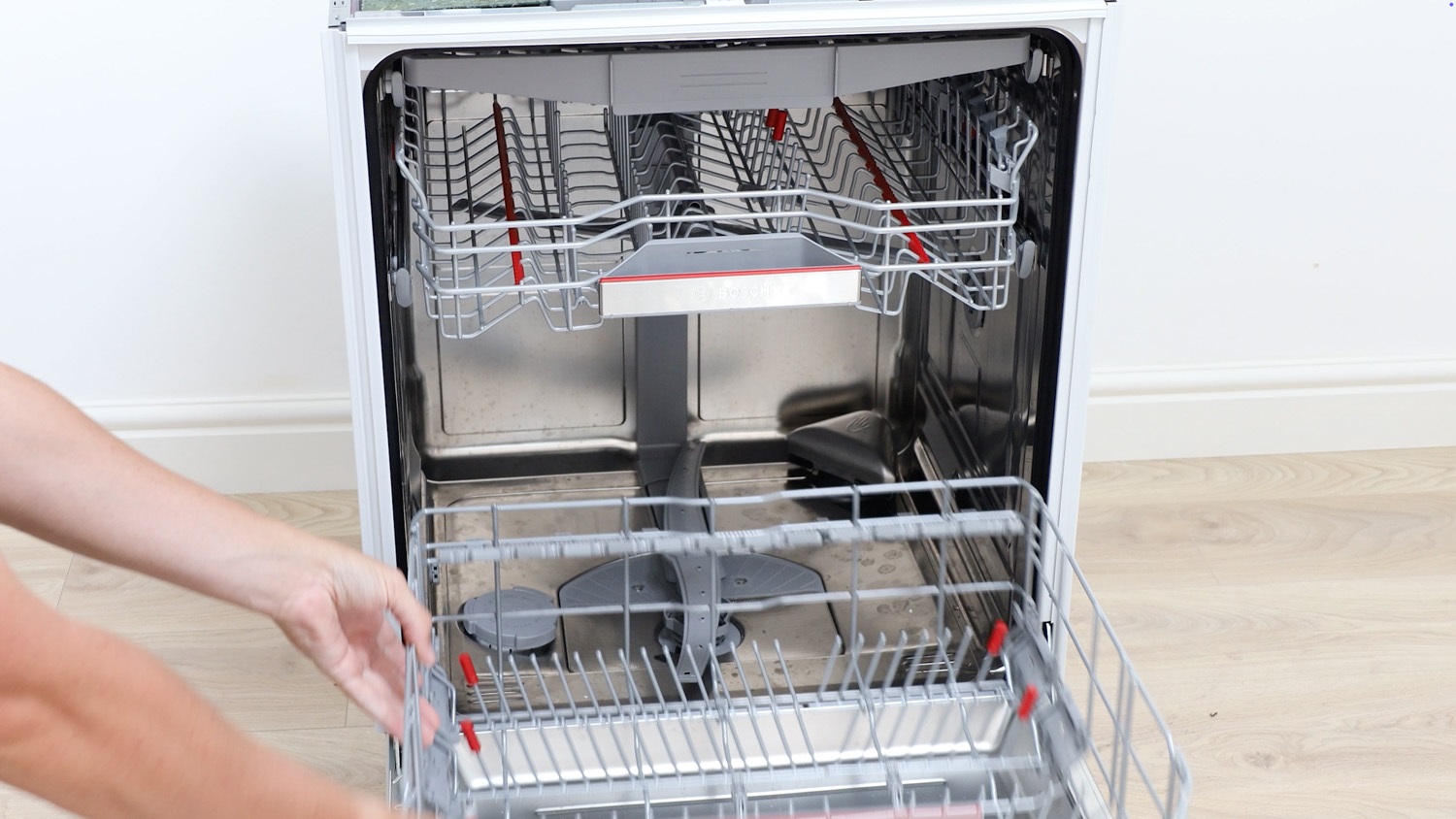 remove lower basket