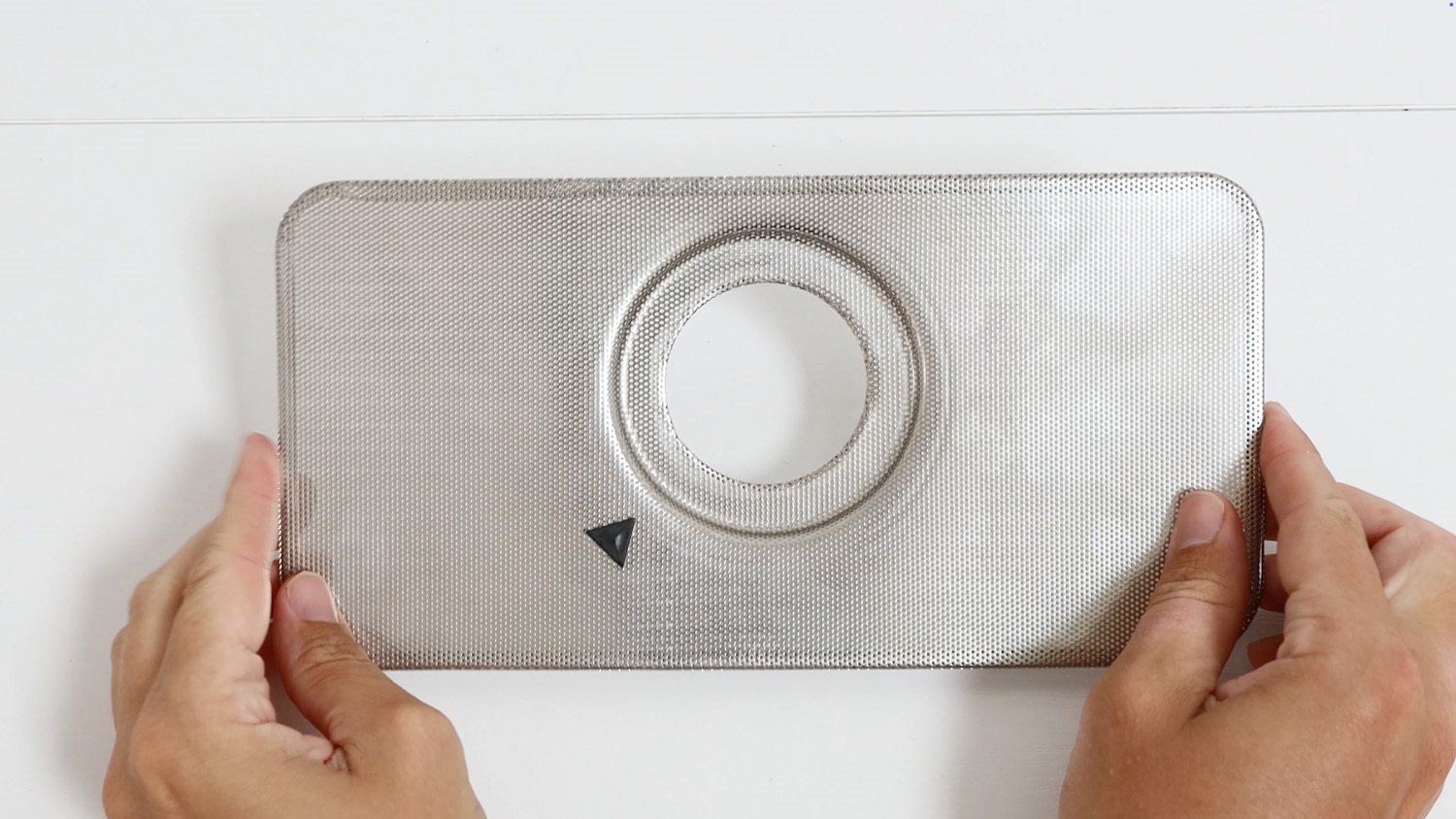 unpackage new filter plate