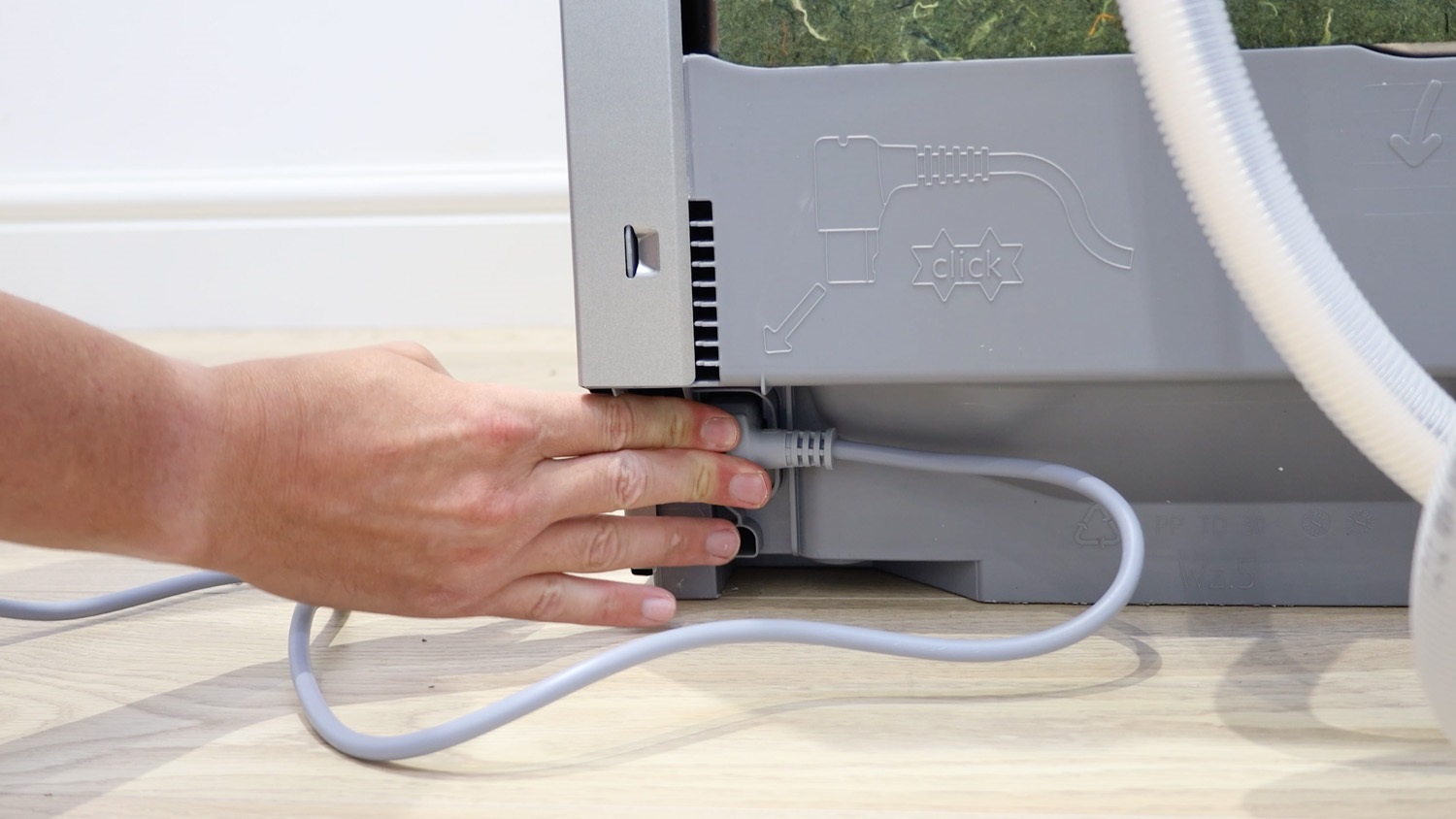 attach and click into place