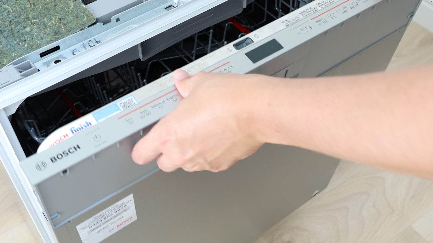 Click control panel into place