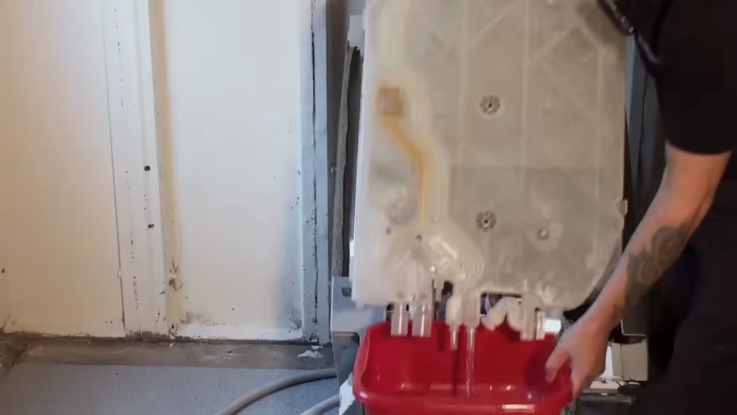 Drain into bowl