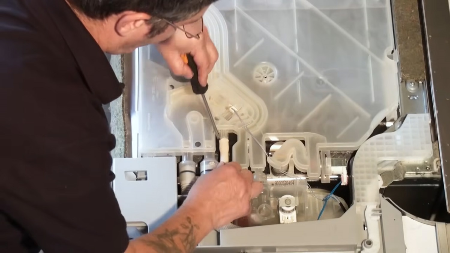 Remove inlet hose