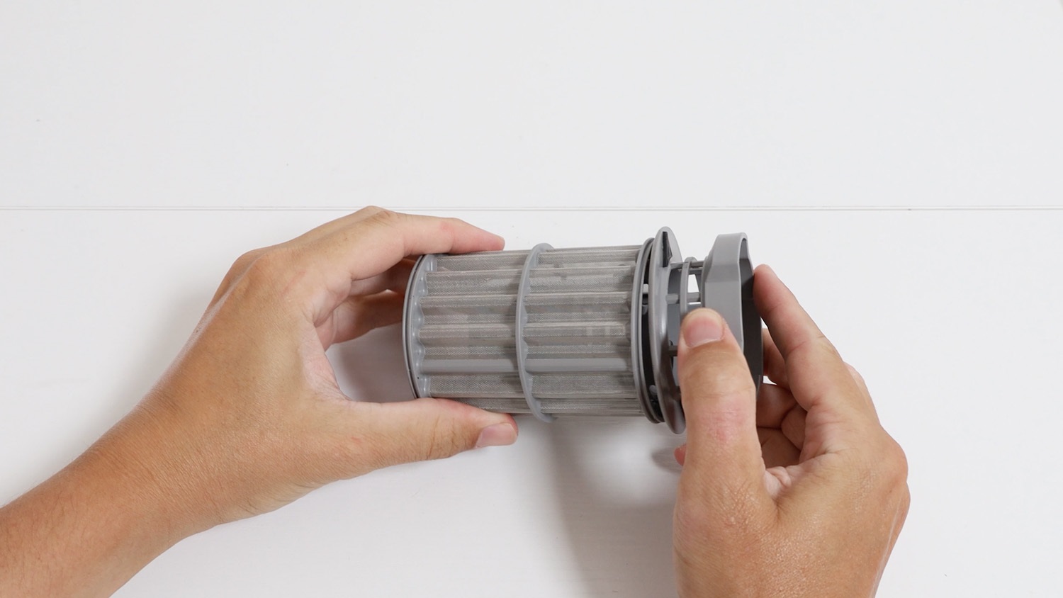 unpackage new drain micro filter
