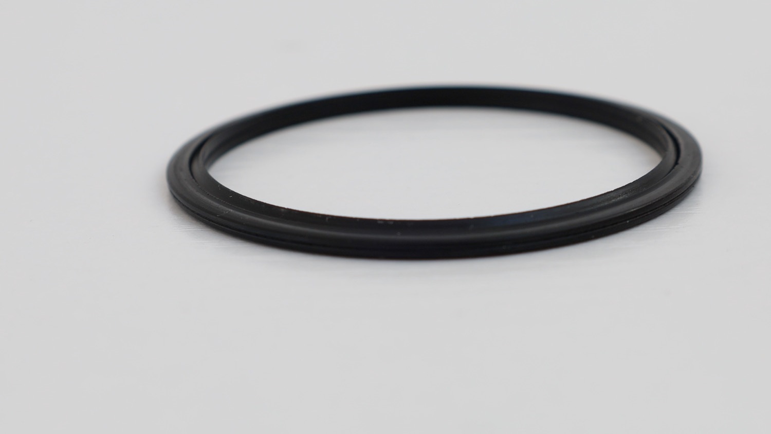 close up of rubber seal