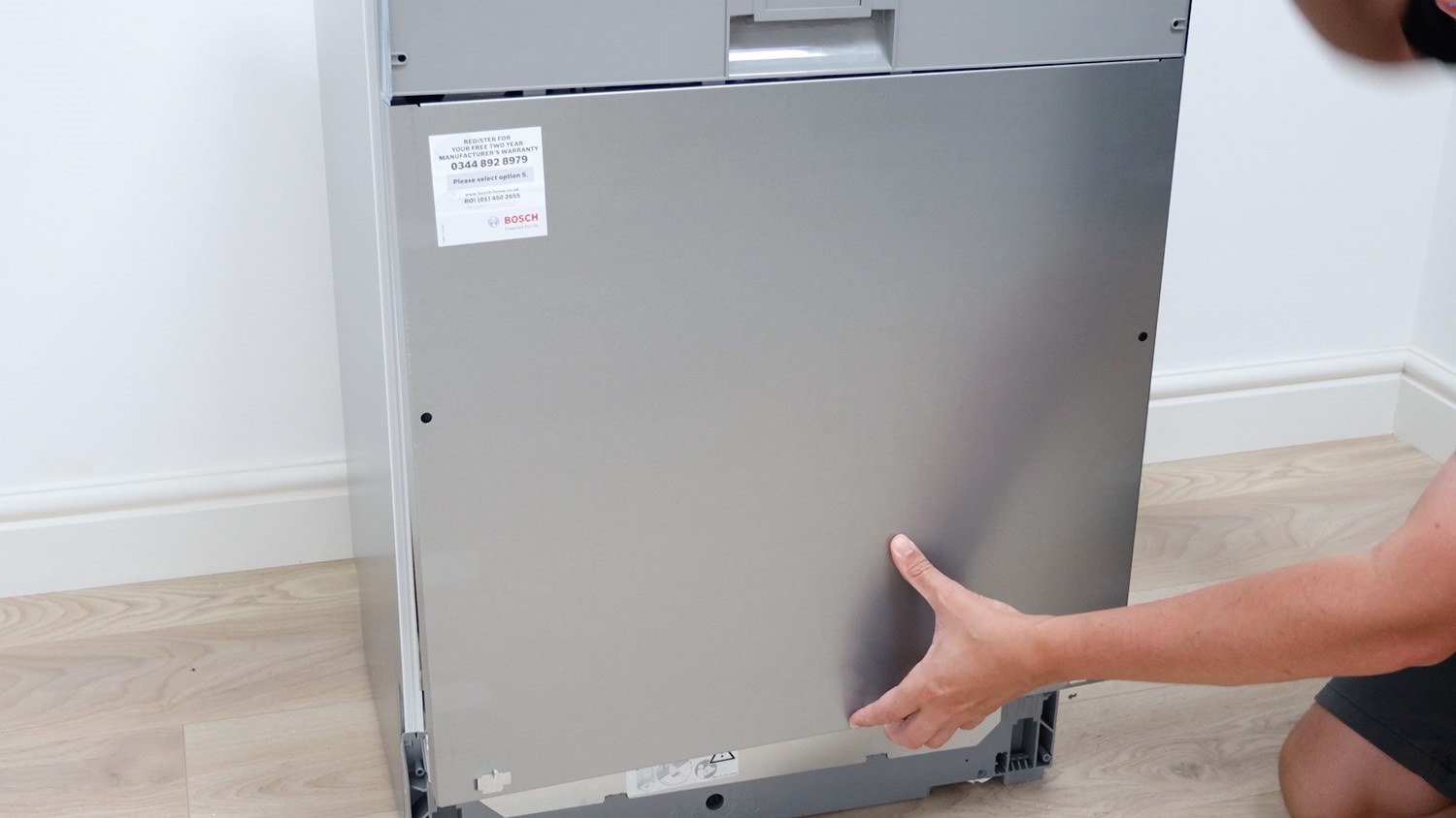 re-attach outer front door panel