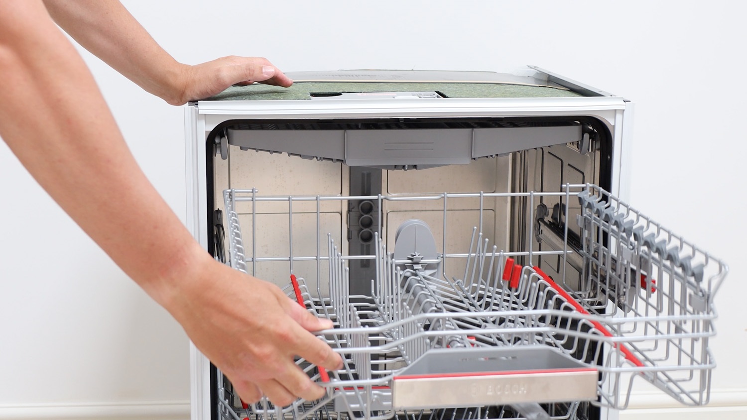 Remove upper basket