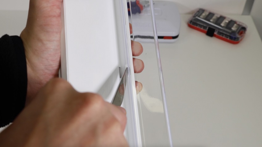 Remove shelf front