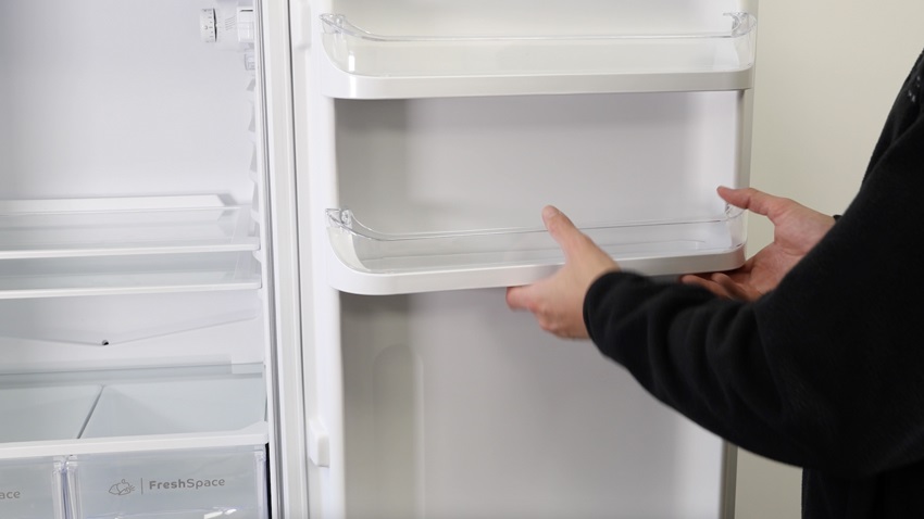 Remove shelf front