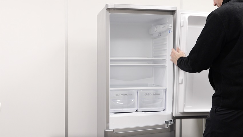 Remove fridge door