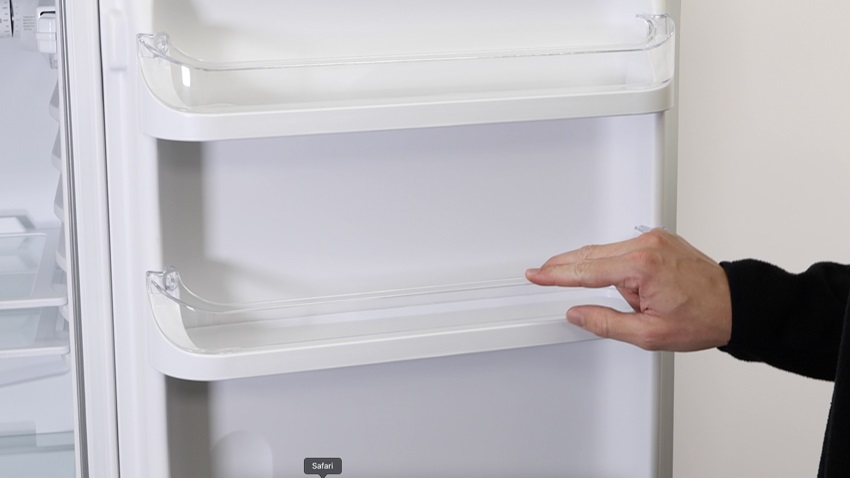 Install new shelf front