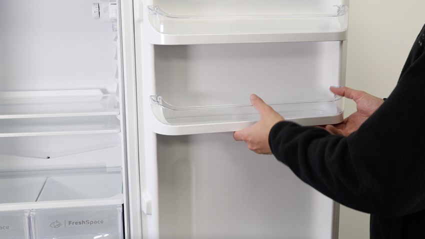 Remove shelf front