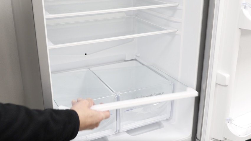 Remove glass shelf