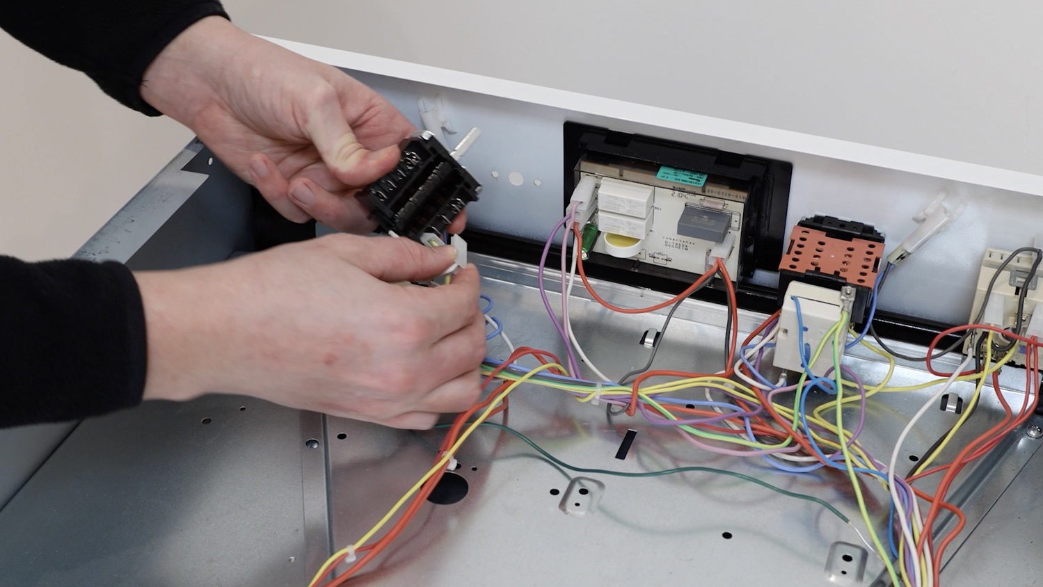 Remove electrical connectors