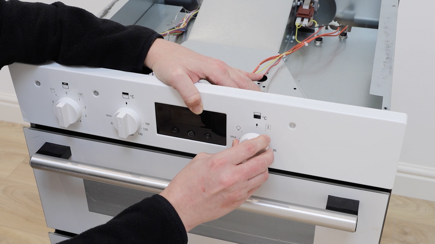 Remove oven control knob