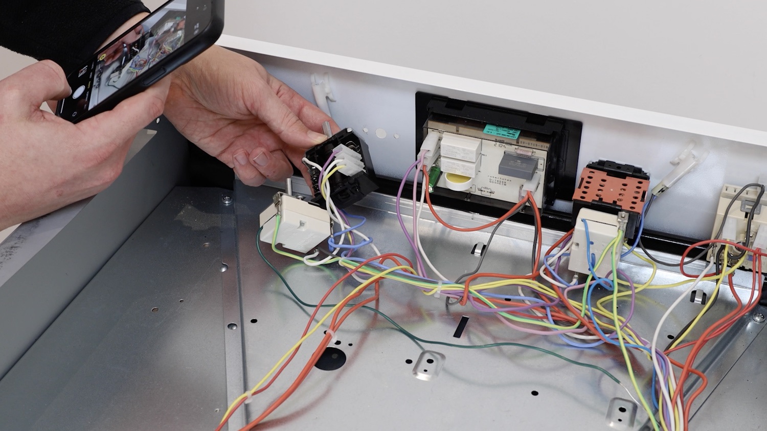 Take a photo of the wiring layout