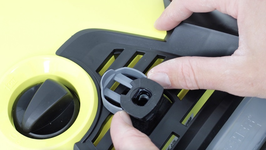 Remove existing outlet clamp