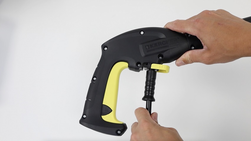 Remove existing pistol gun clamp