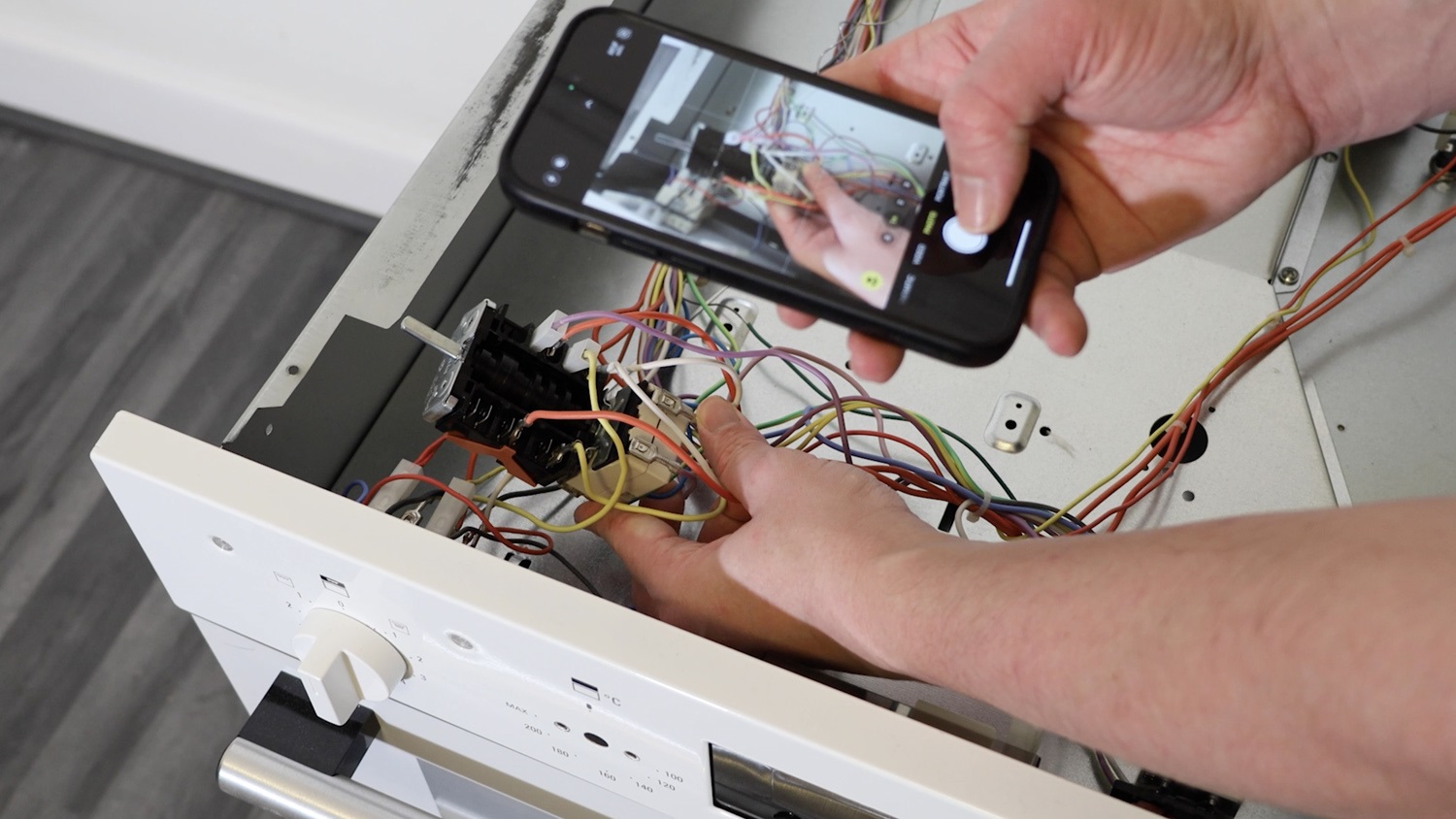 Take a photo of the wiring for a reference