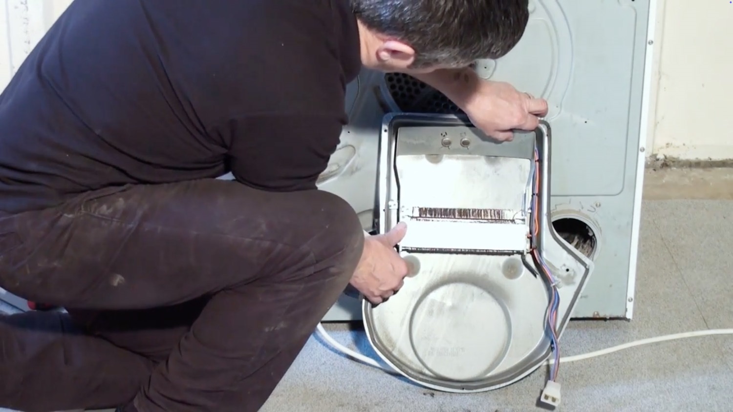 Line up new heater element
