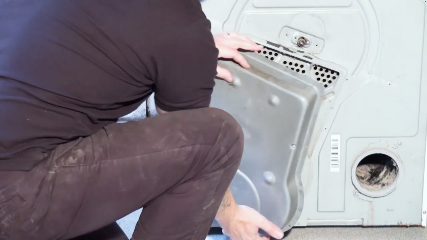 Remove heater cover