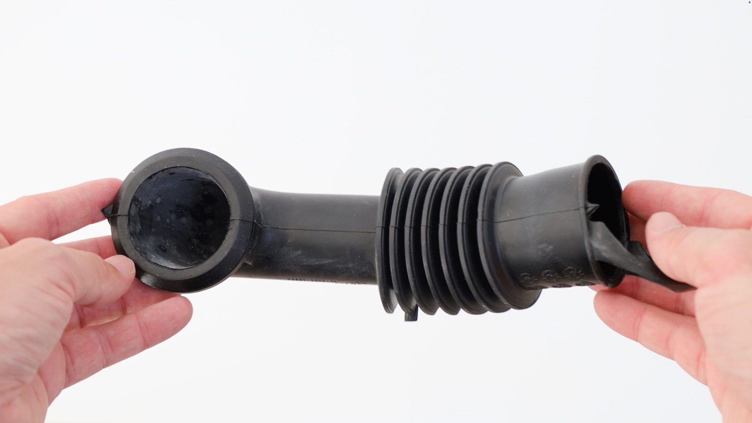 Unpackage new dispenser hose
