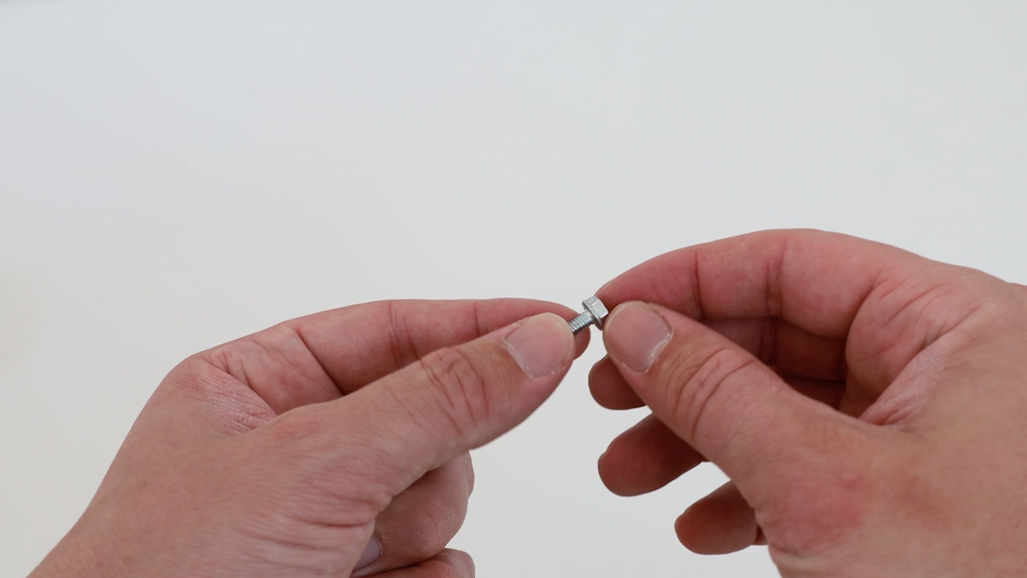 Unpackage new hinge bolt