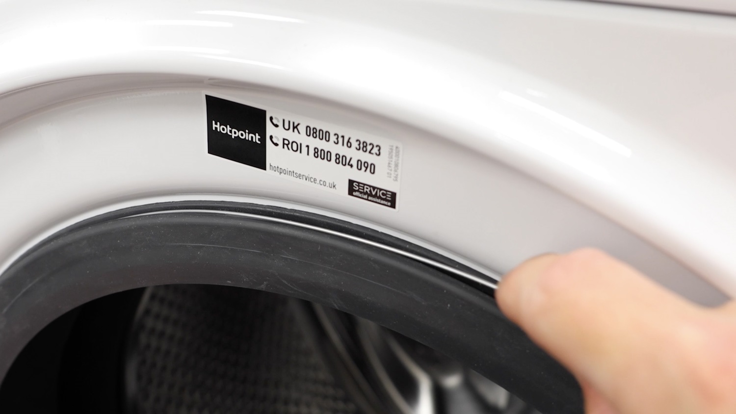 Attach new door seal
