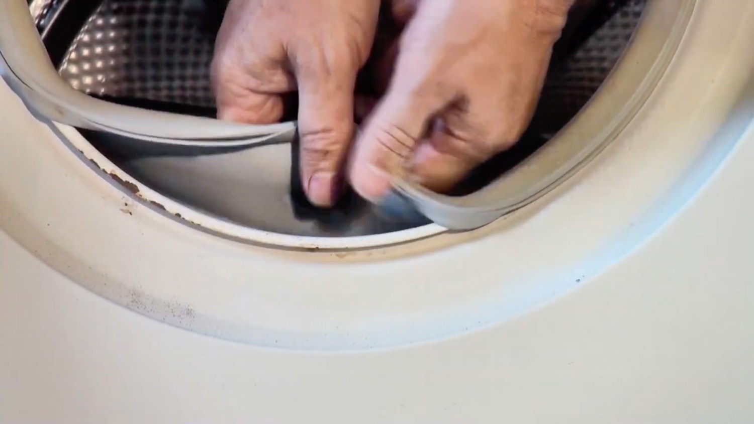 Pull door seal away