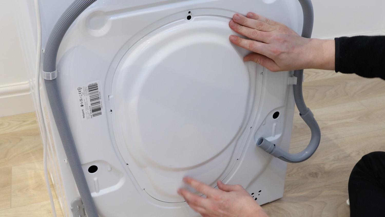 Re-attach rear panel
