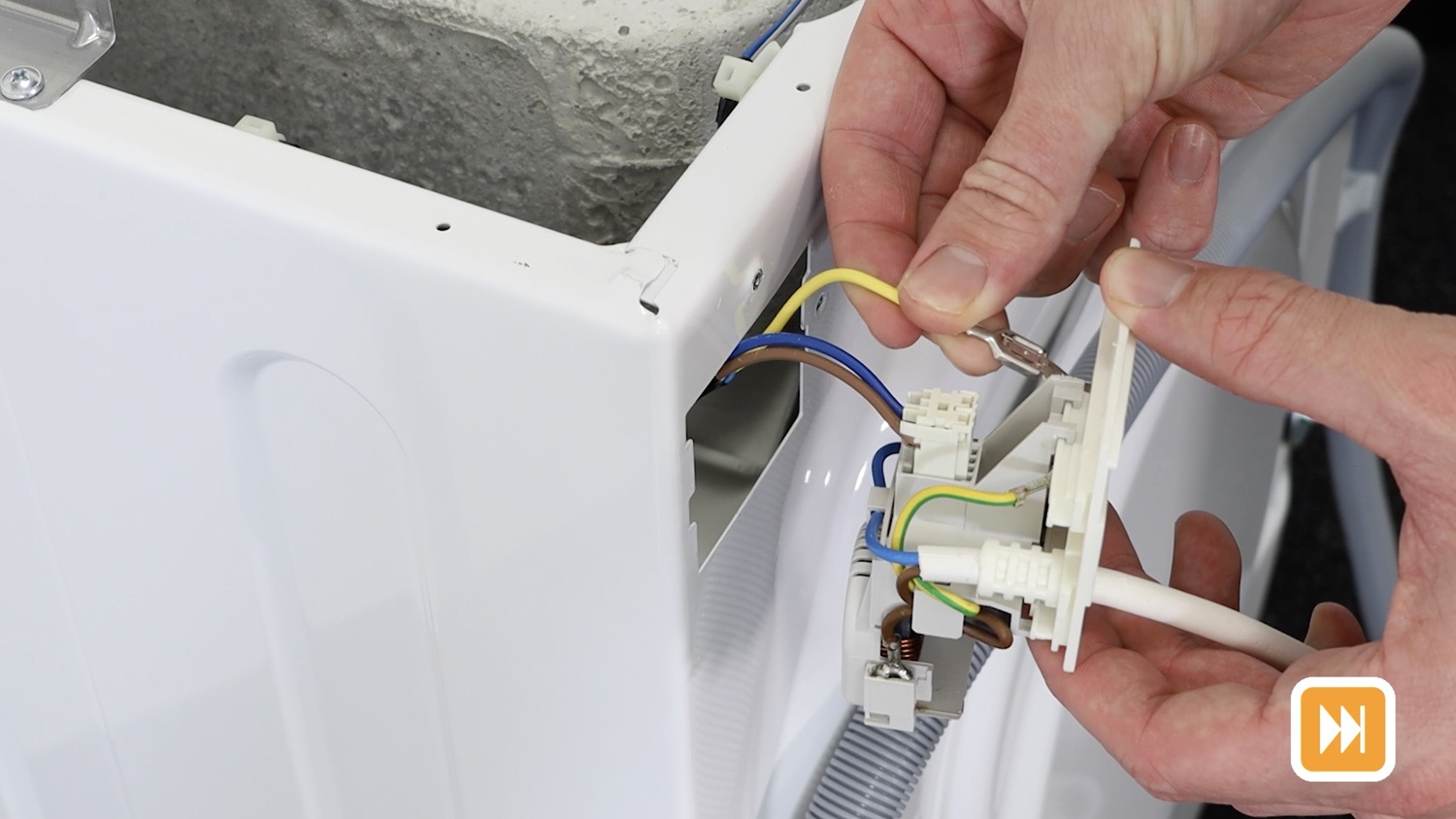 Connect wiring to new cable