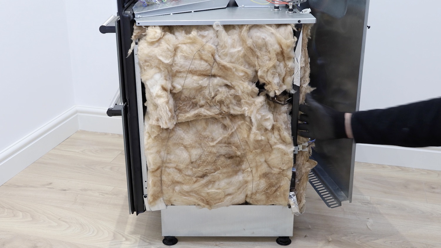 Tidy the insulation