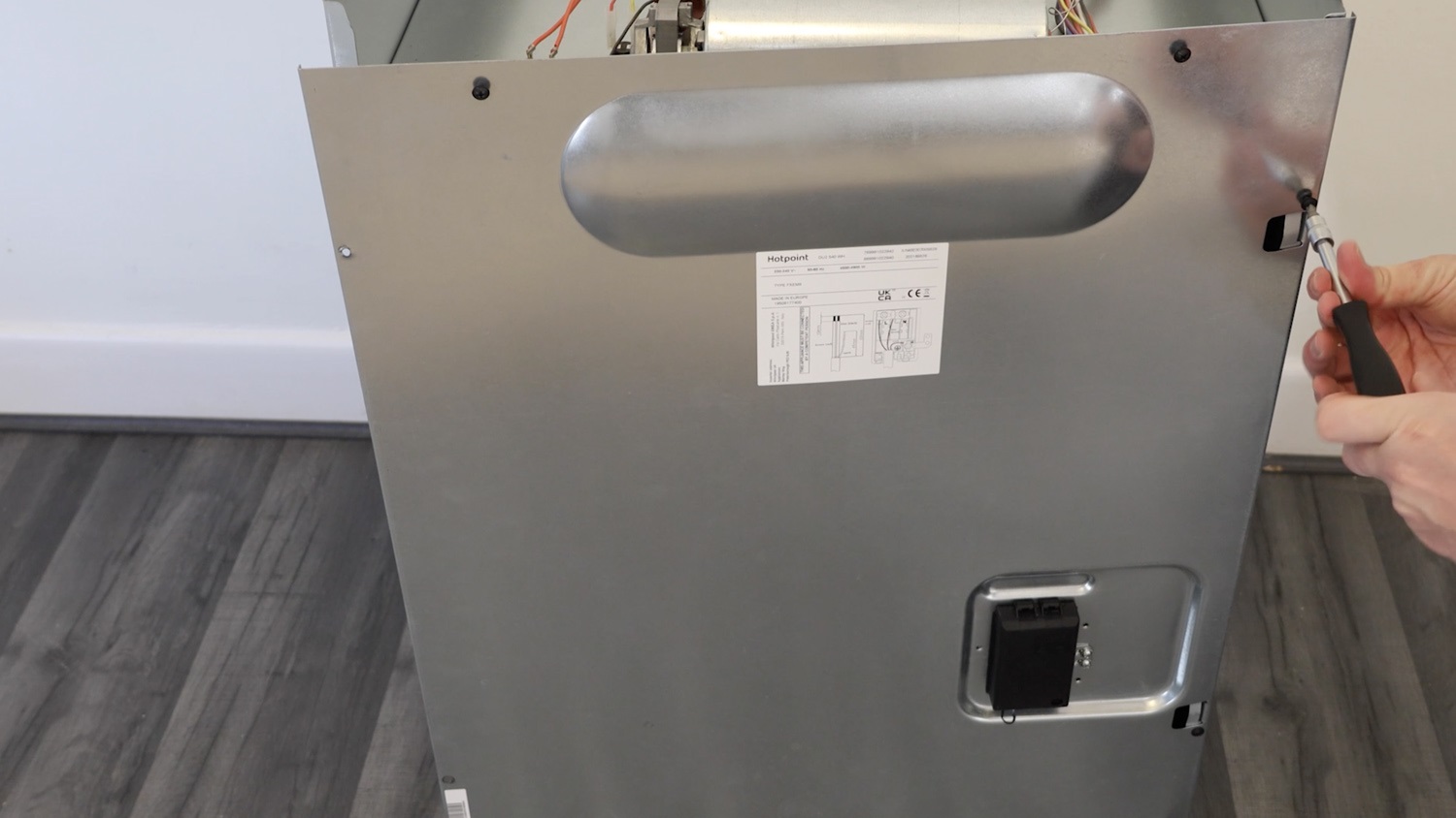 Remove rear screws
