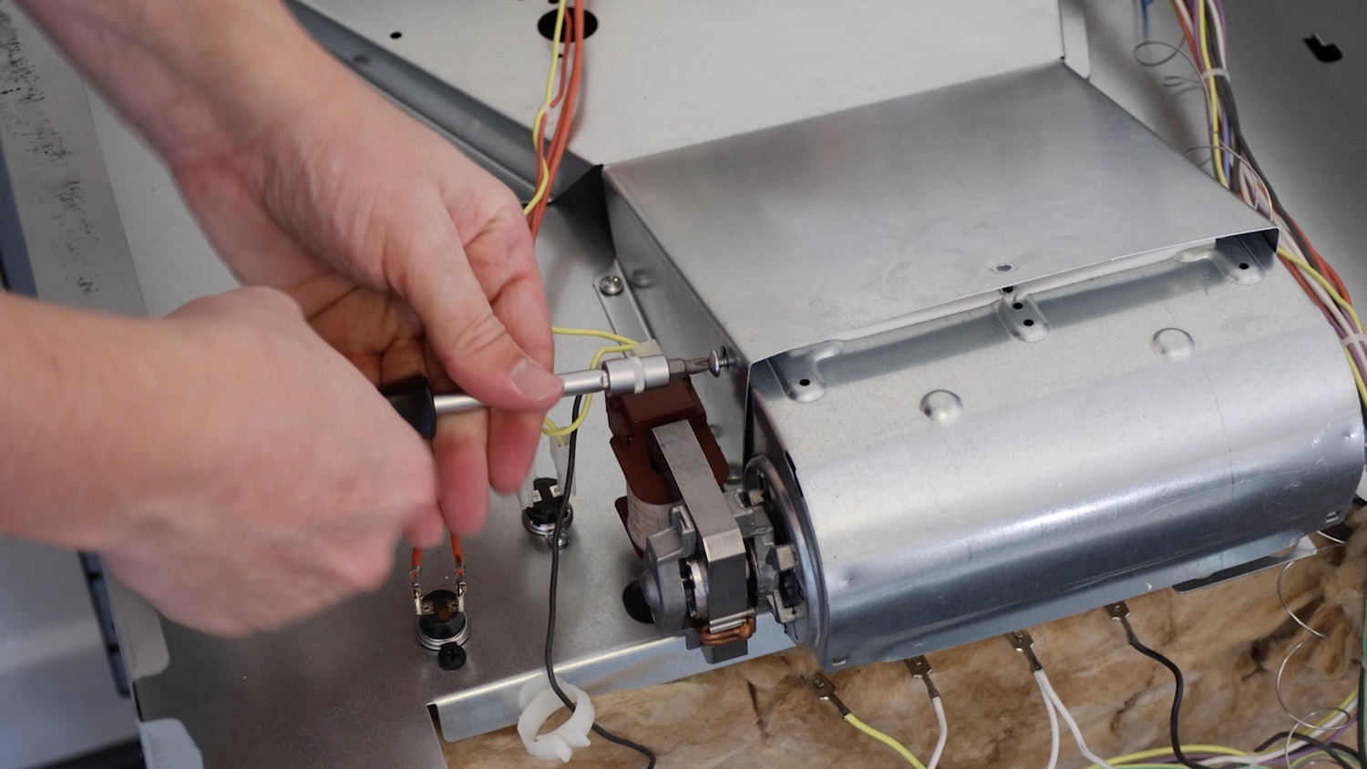 Remove screw on one side
