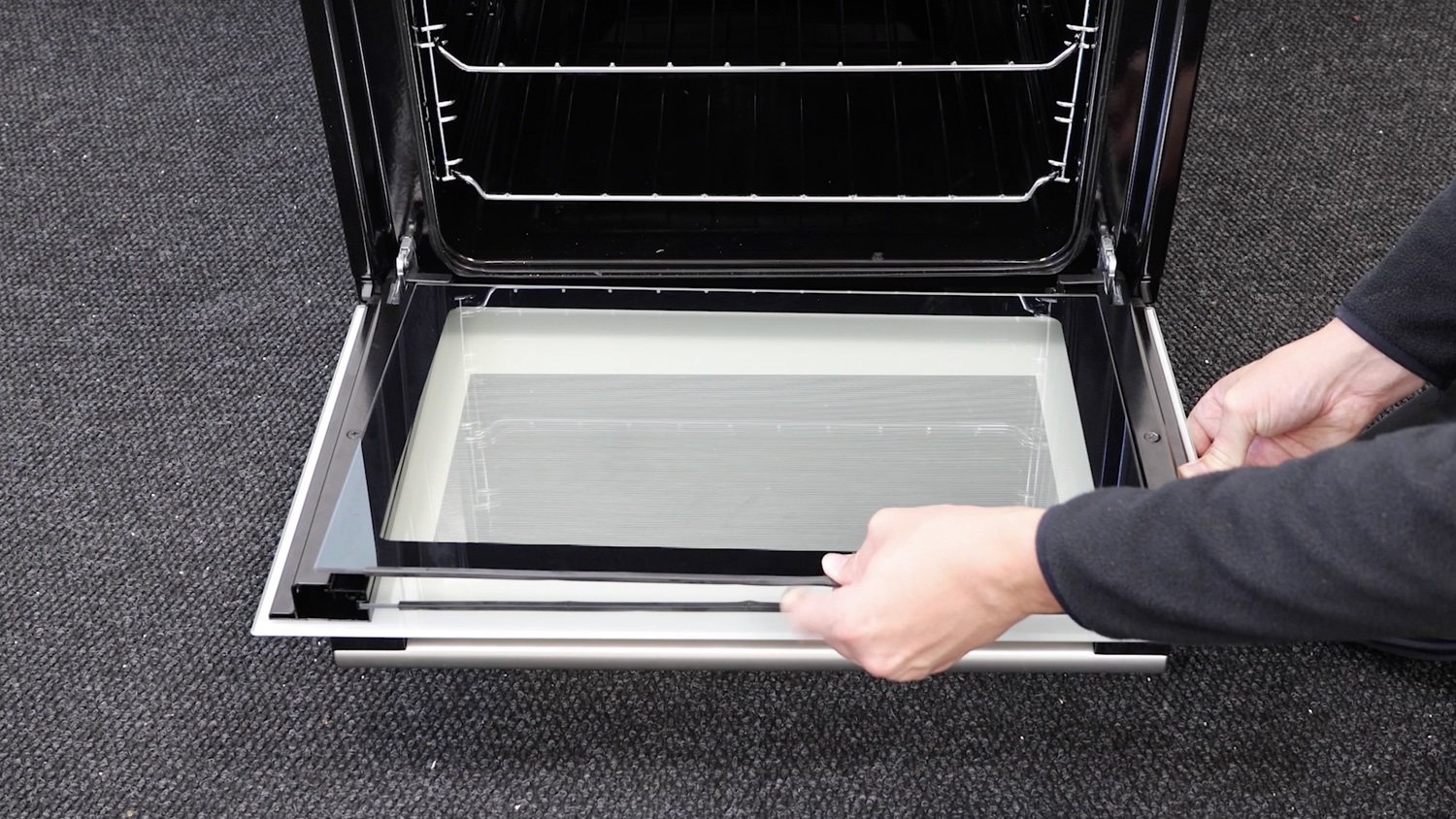 Re-insert inner glass