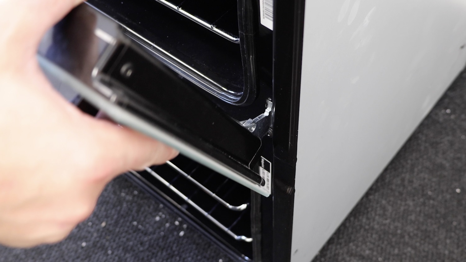 Re-attach oven doors