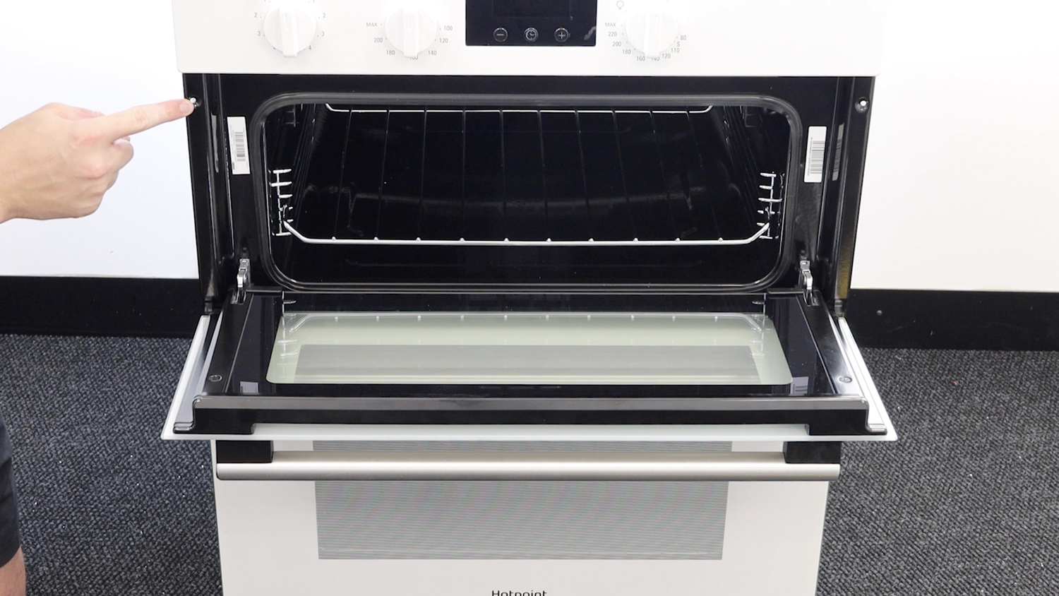 Remove oven from unit