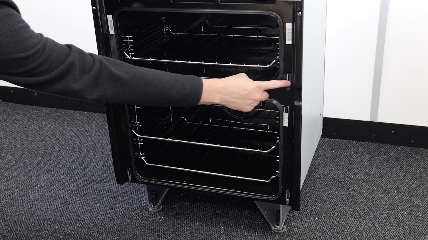 The hinge side support bracket can be found on both sides
