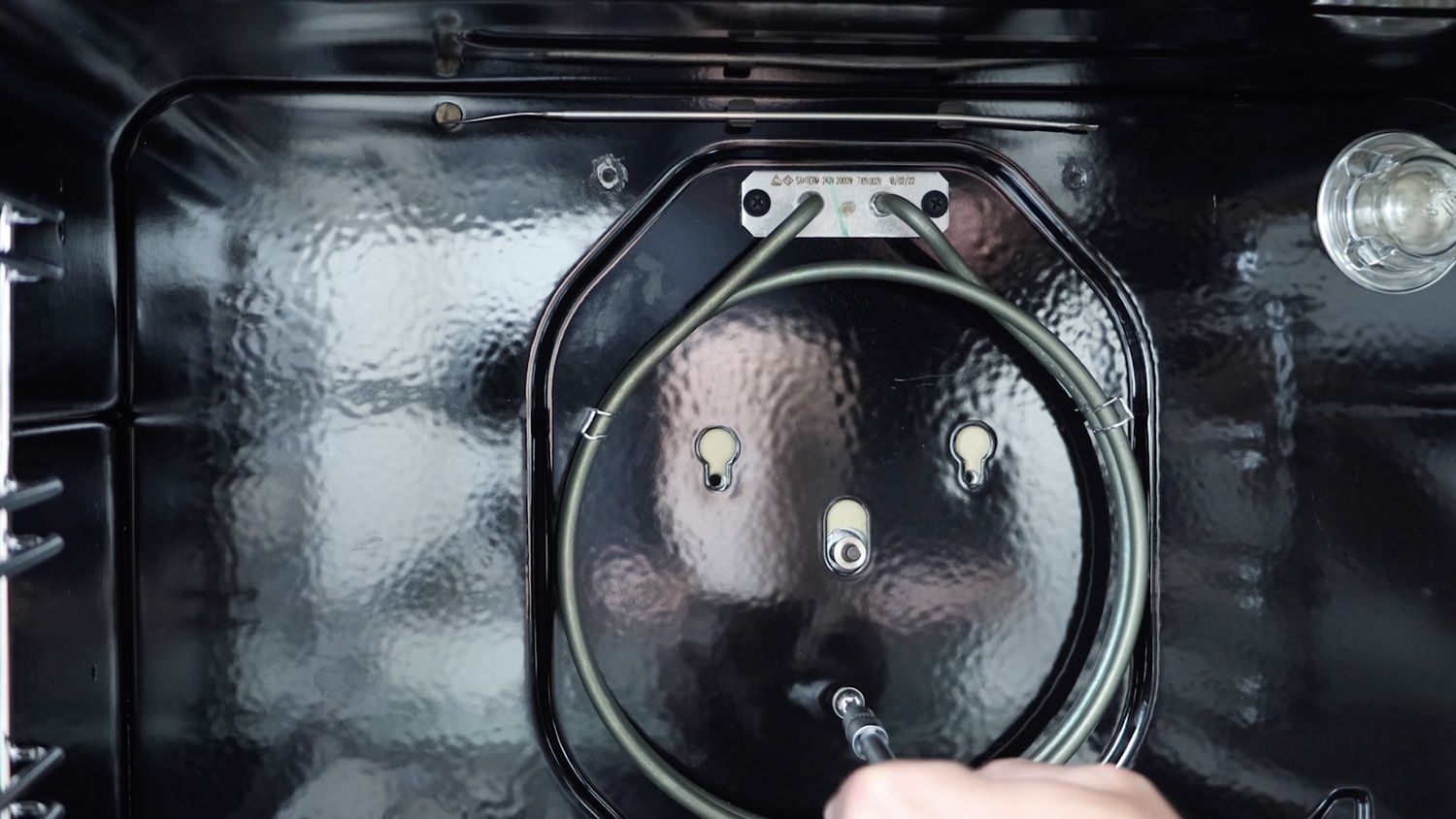 Remove screws from fan motor