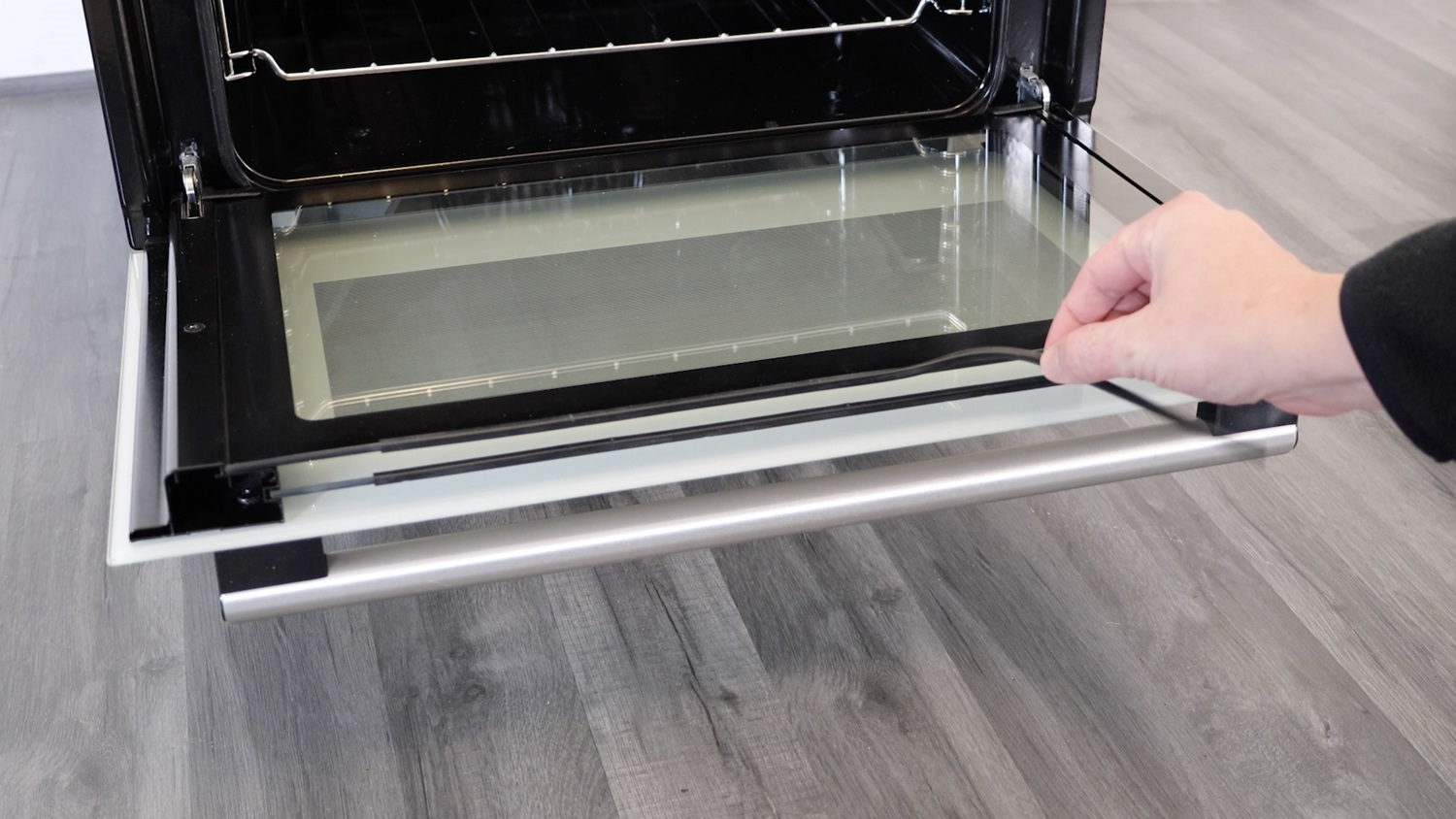 Remove old glass door seal
