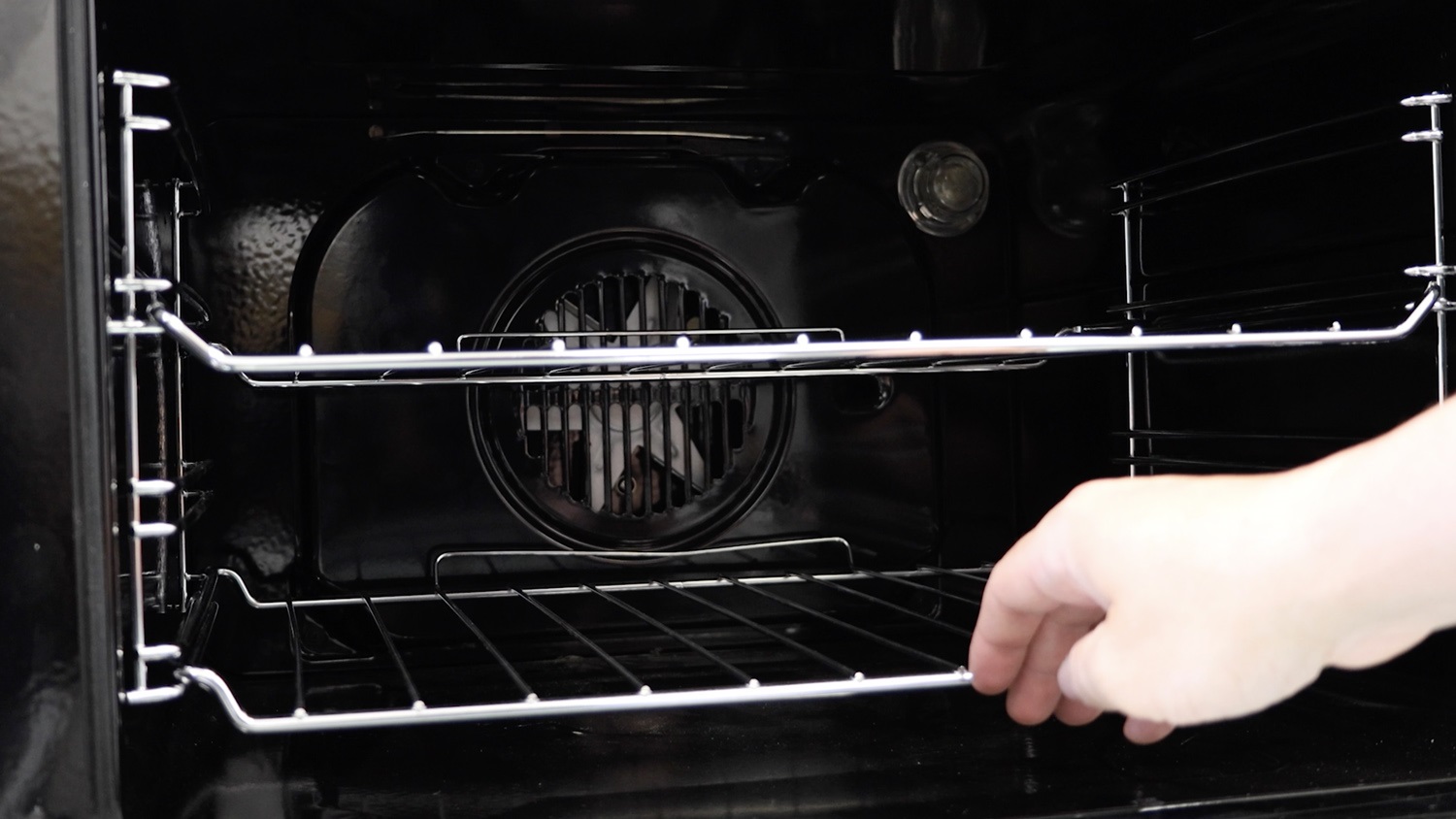 Re-insert racks and trays