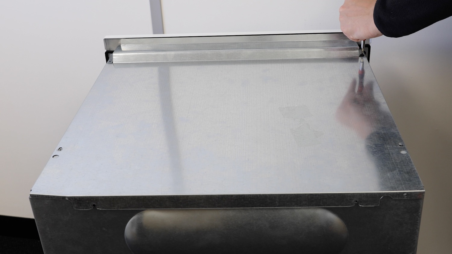 Remove screws from top panel