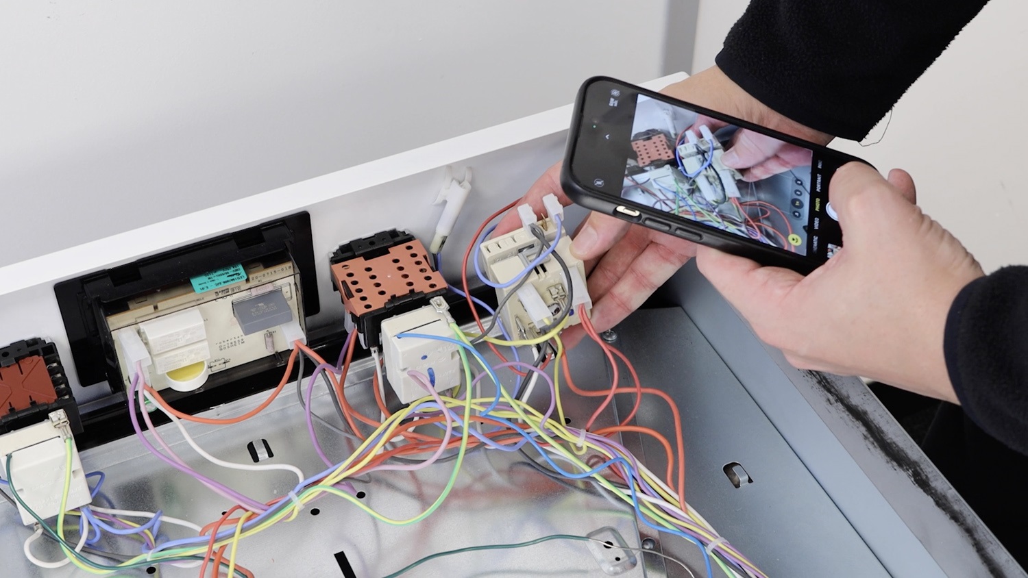 Take photos or a video of the existing wiring layout