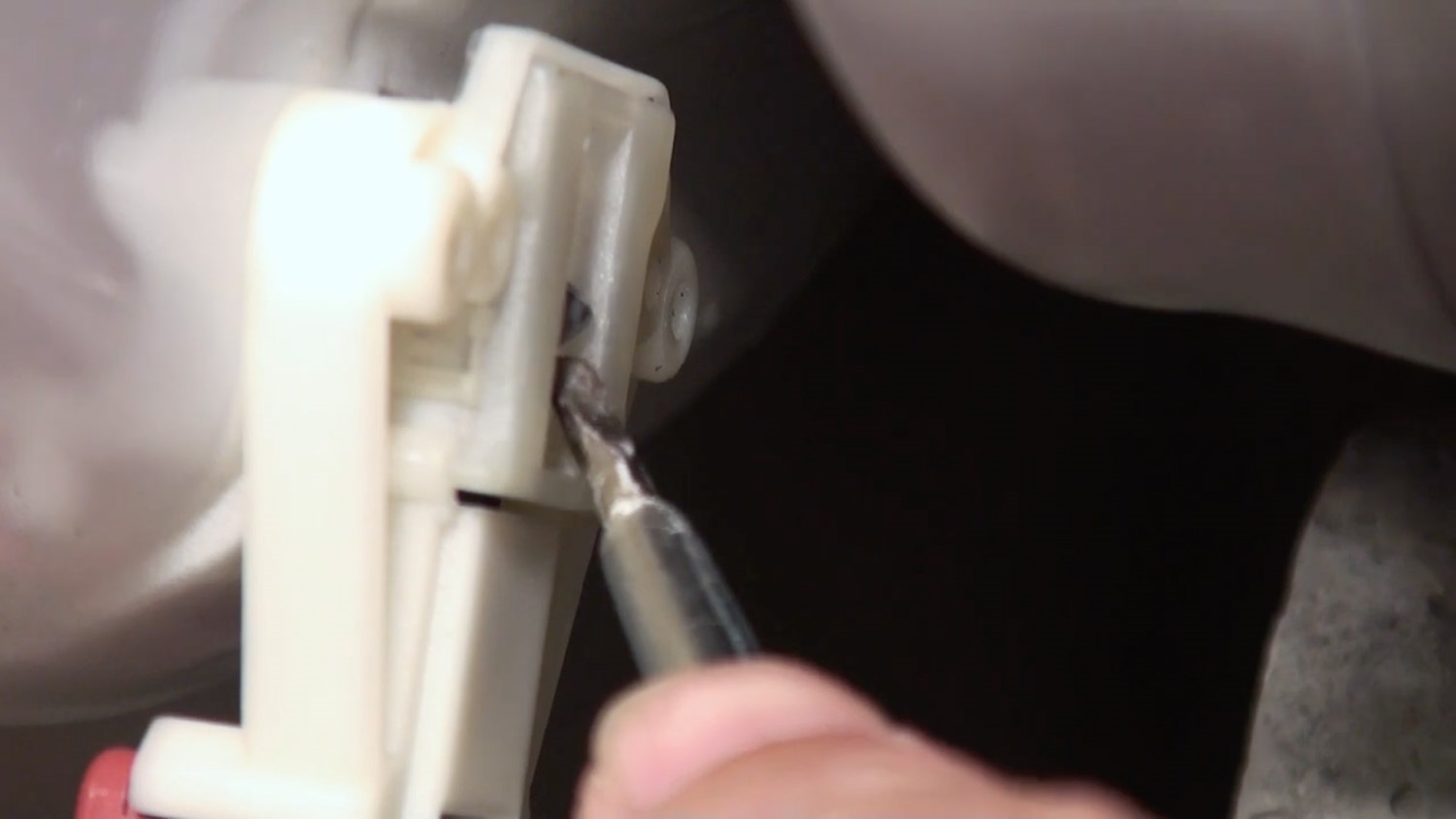 Release washing machine door