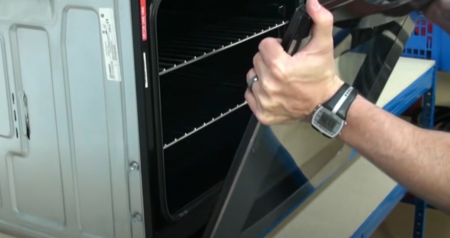 Oven element replacement remove the door