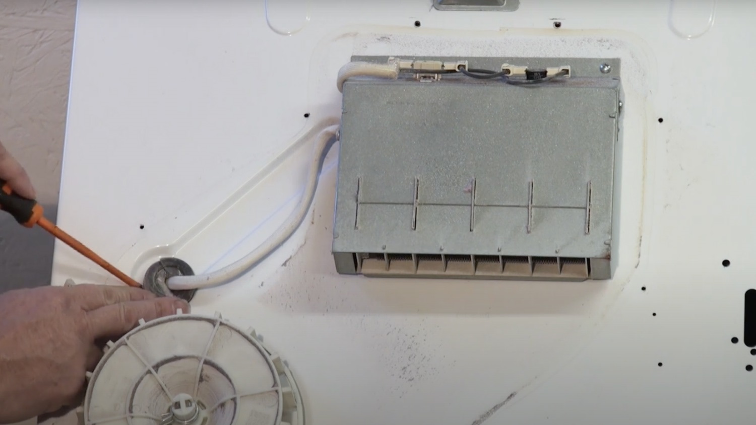 Remove cable grommet