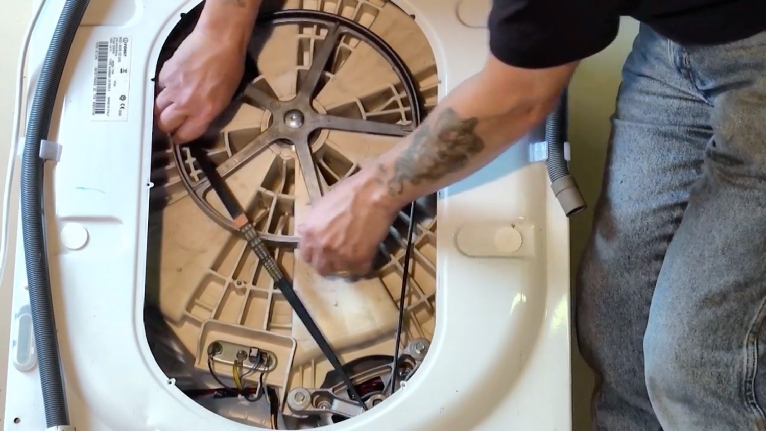 Remove drum belt