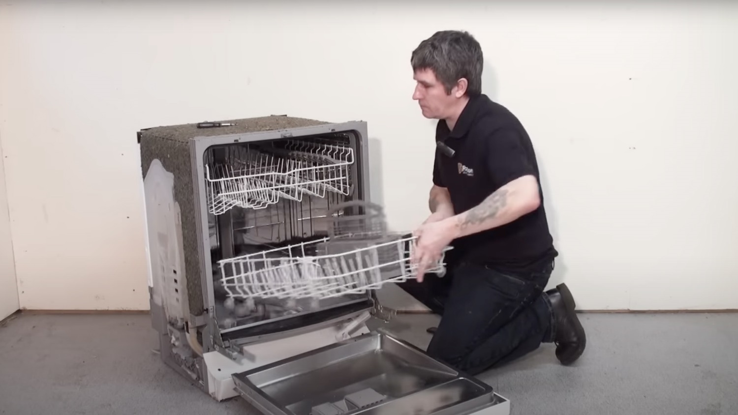 Remove basket assembly