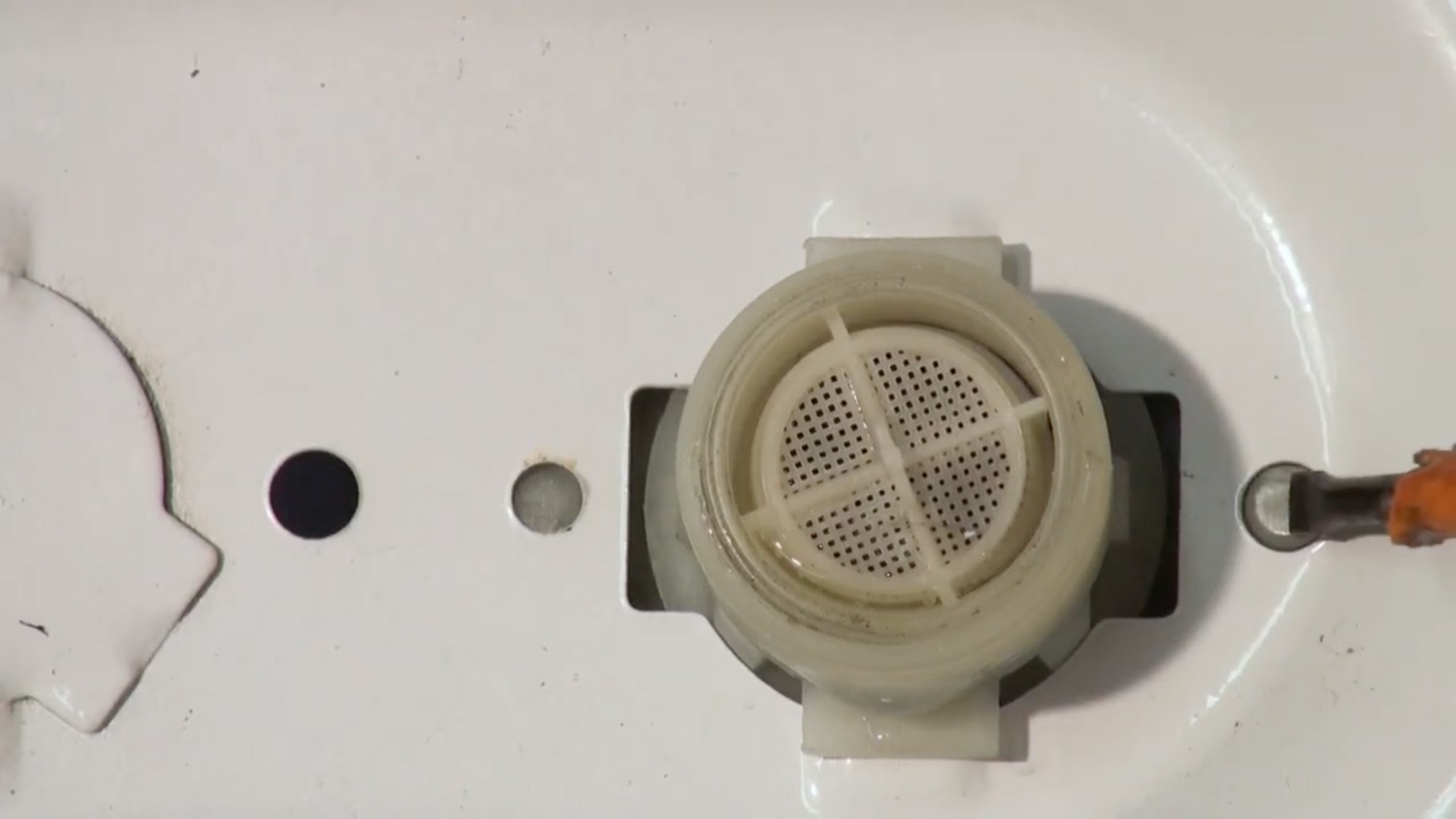 Press plastic pips on each side